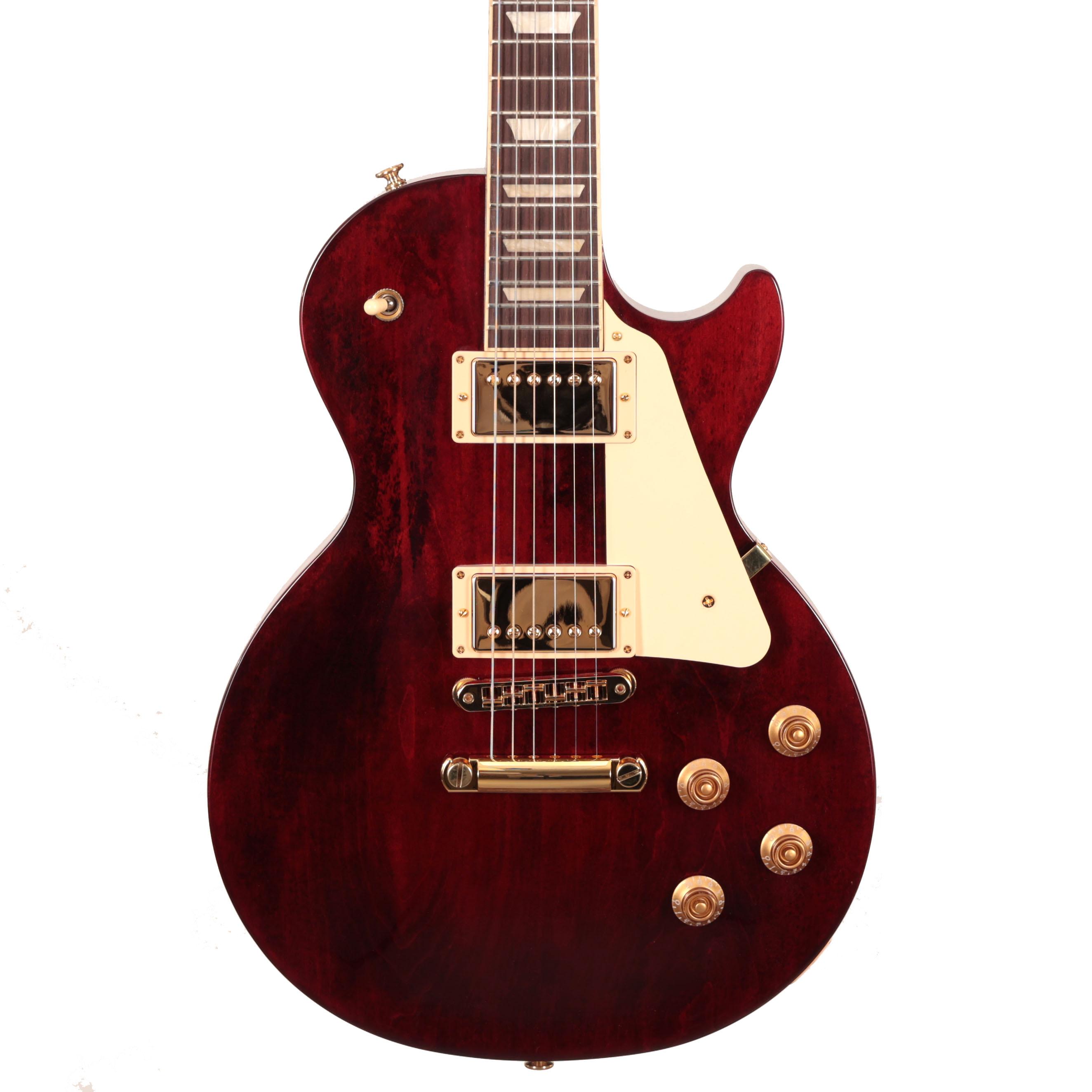 Gibson Les Paul Studio Figured in Wine Red with Gold Hardware